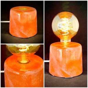 Pysslingen bordslampa i betong, design blank, Paprika vitlasyr