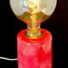 Lången - bordslampa i betong, design blank, Rosa Grännaberry vitlasyr - Bild 2